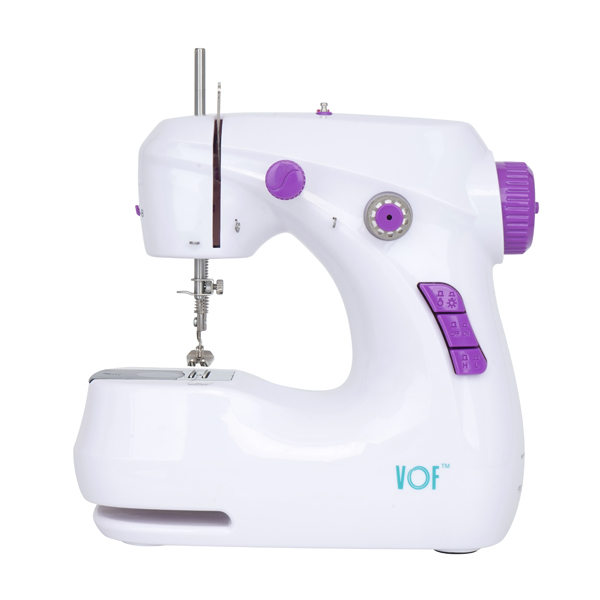 SM-211 Mini Electric Sewing Machine White Purple