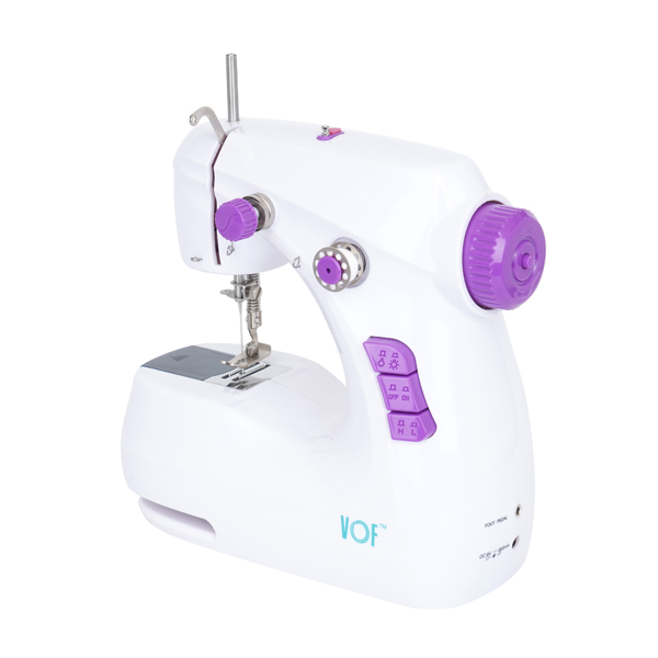 SM-211 Mini Electric Sewing Machine White Purple