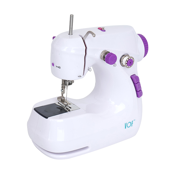 SM-211 Mini Electric Sewing Machine White Purple-6