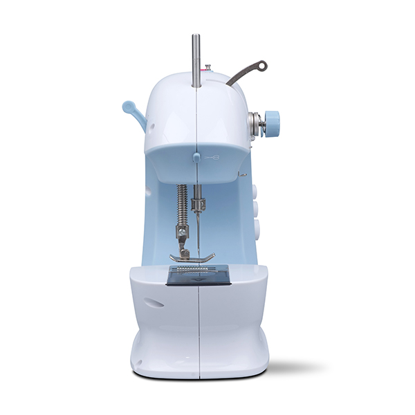 SM-213 Mini Electric Sewing Machine blue white-