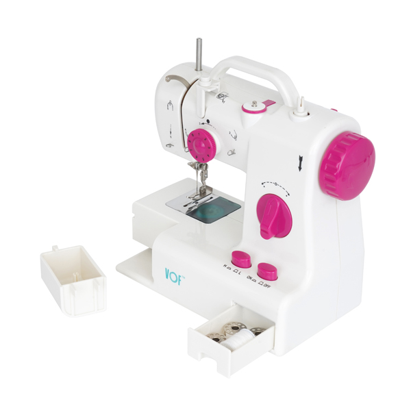 SM-318 Mini Electric Sewing Machine rose red