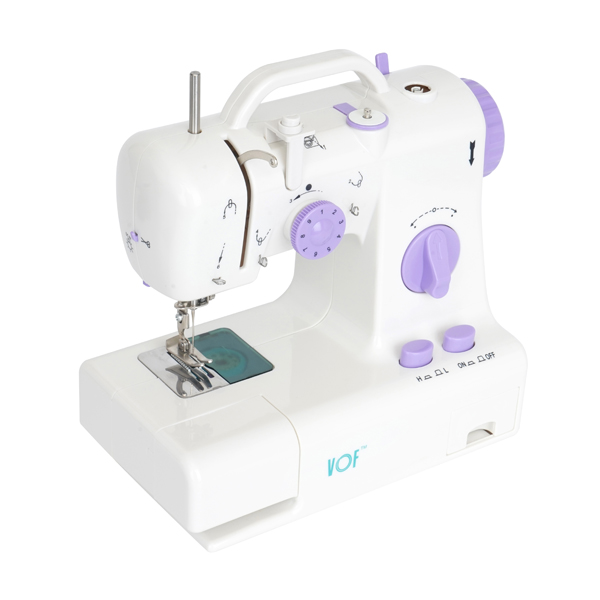 SM-318 Mini Electric Sewing Machine white purple