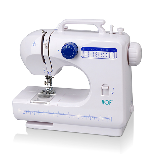 SM-506 Multifunctional Household Electric Sewing Machine White + Blue-6