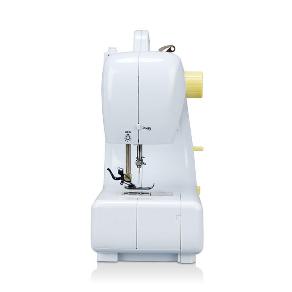 SM-508 Multifunctional Household Electric Sewing Machine White + Yellow