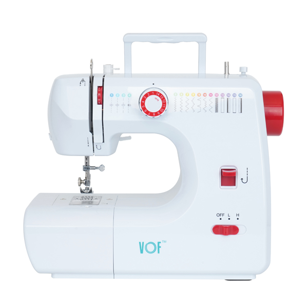 SM-700 Multifunctional Household Electric Sewing Machine White and red single row stitch