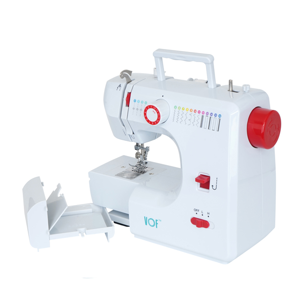 SM-700 Multifunctional Household Electric Sewing Machine White and red single row stitch