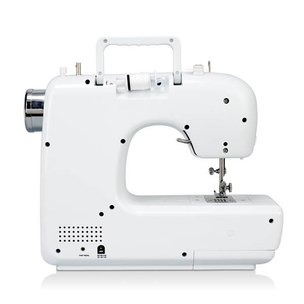 SM-702 Multifunctional Household Electric Sewing Machine White + Silver