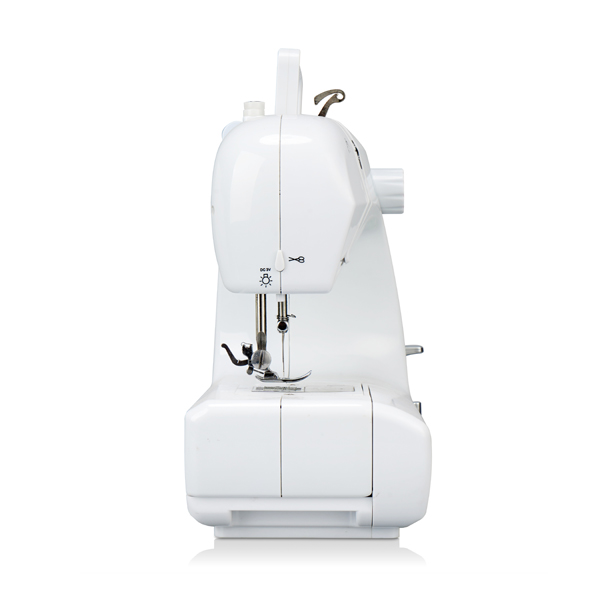 SM-702 Multifunctional Household Electric Sewing Machine White + Silver
